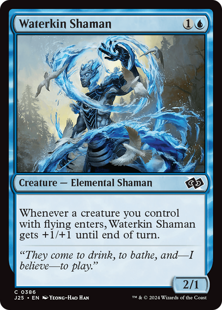 Waterkin Shaman [Foundations Jumpstart] | Exor Games Bridgewater