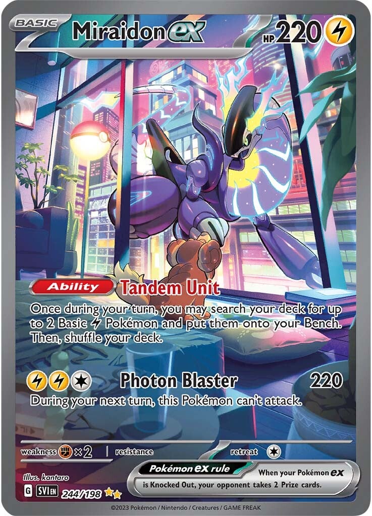 Miraidon ex (244/198) [Scarlet & Violet: Base Set] | Exor Games Bridgewater