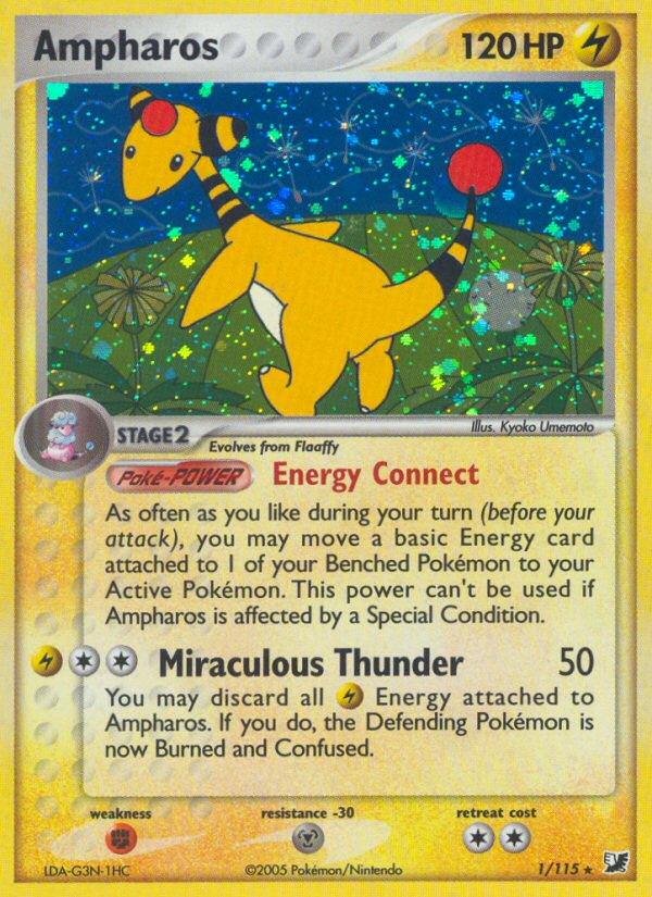 Ampharos (1/115) [EX: Unseen Forces] | Exor Games Bridgewater