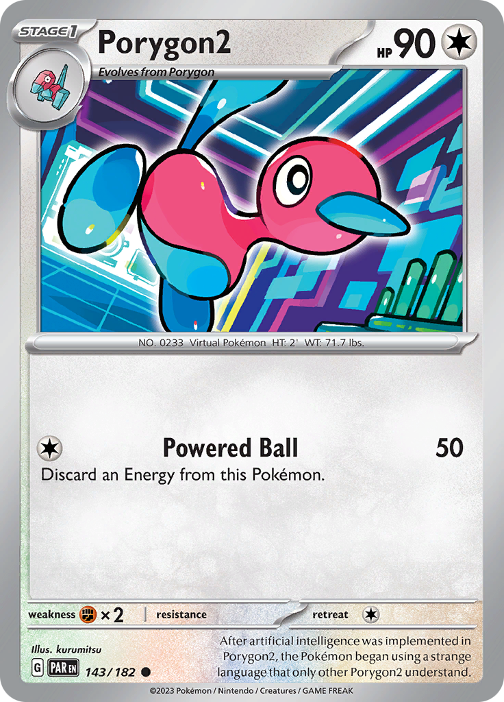 Porygon2 (143/182) [Scarlet & Violet: Paradox Rift] | Exor Games Bridgewater