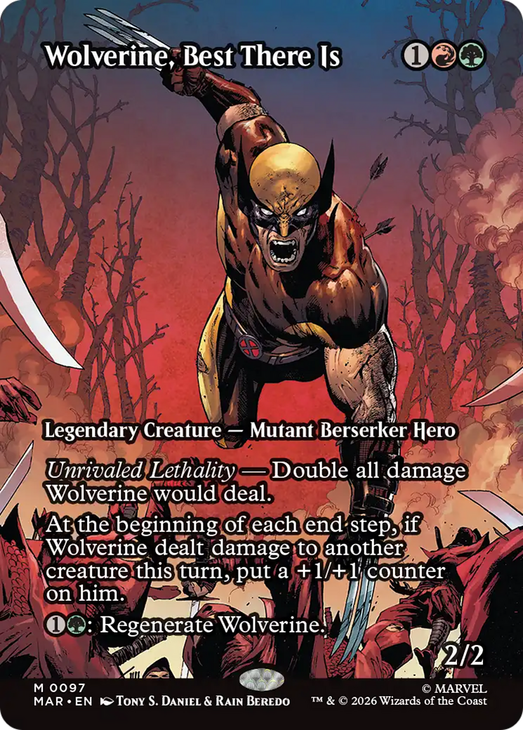 Wolverine, Best There Is (Borderless) [Marvel Universe: Eternal-Legal] | Exor Games Bridgewater