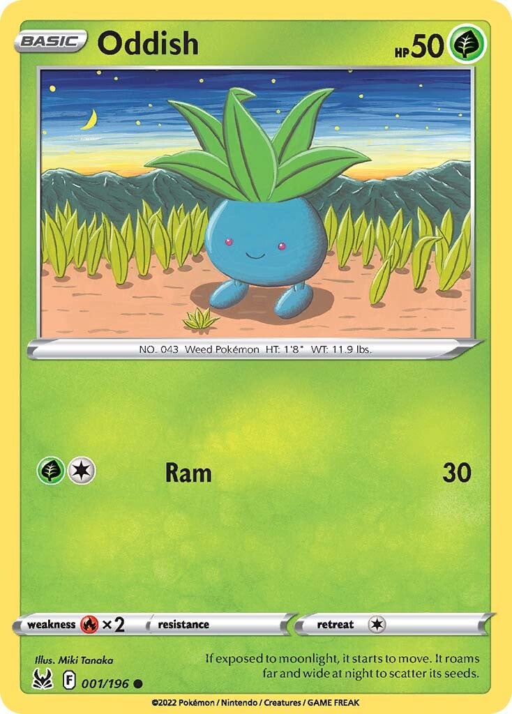 Oddish (001/196) [Sword & Shield: Lost Origin] | Exor Games Bridgewater