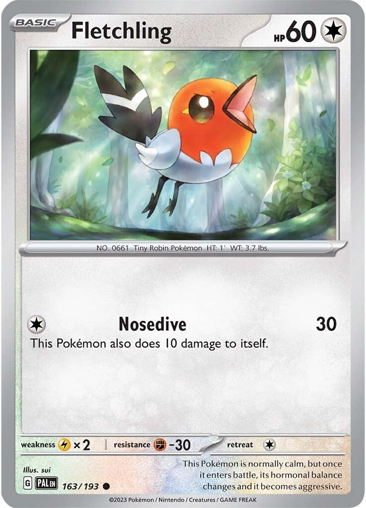 Fletchling (163/193) [Scarlet & Violet: Paldea Evolved] | Exor Games Bridgewater