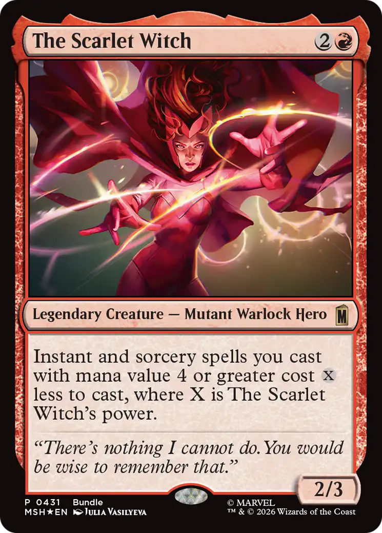 The Scarlet Witch (Bundle) [Marvel Super Heroes Promos] | Exor Games Bridgewater