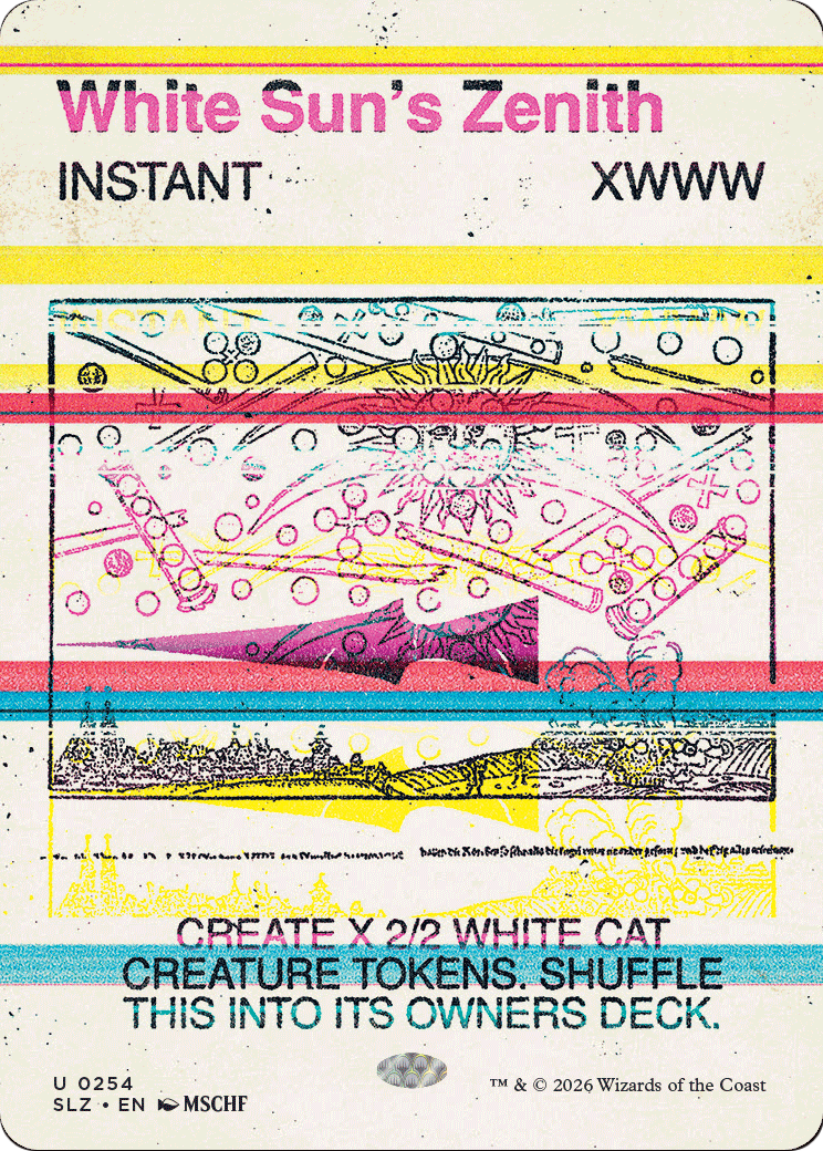 White Sun's Zenith (0254) [Secret Lair x MSCHF: The Zeta Set] | Exor Games Bridgewater
