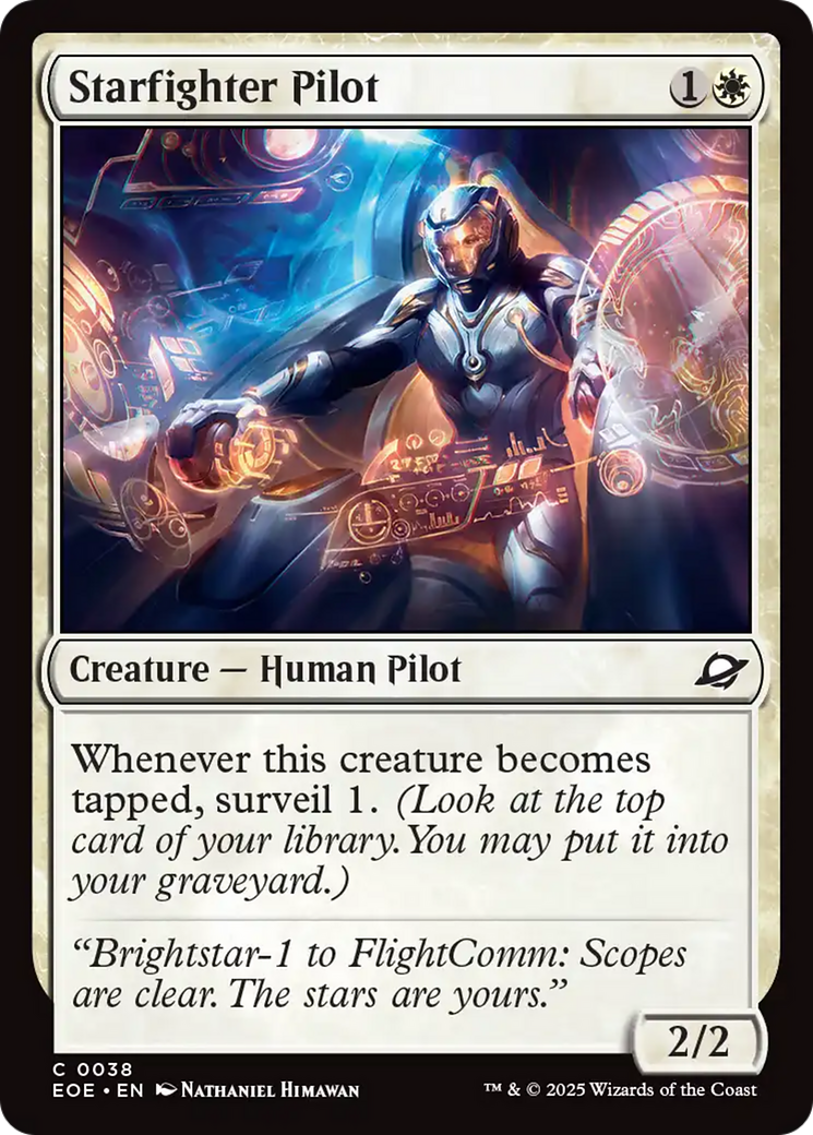 Starfighter Pilot [Edge of Eternities] | Exor Games Bridgewater