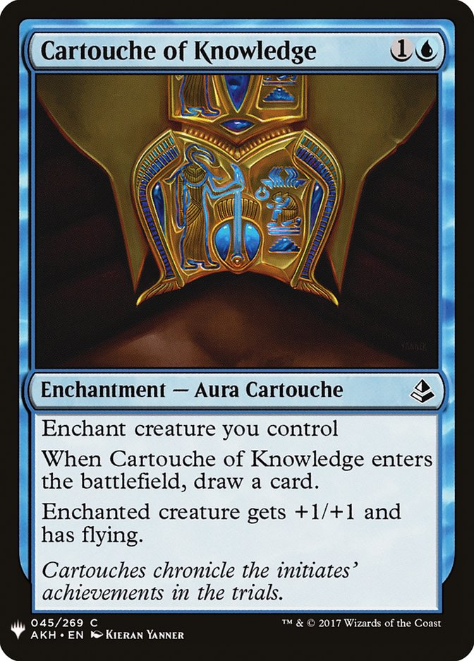 Cartouche of Knowledge [Mystery Booster] | Exor Games Bridgewater
