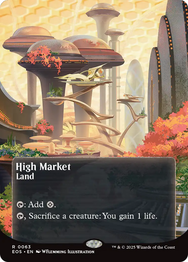 High Market (0063) (Borderless) [Edge of Eternities: Stellar Sights] | Exor Games Bridgewater