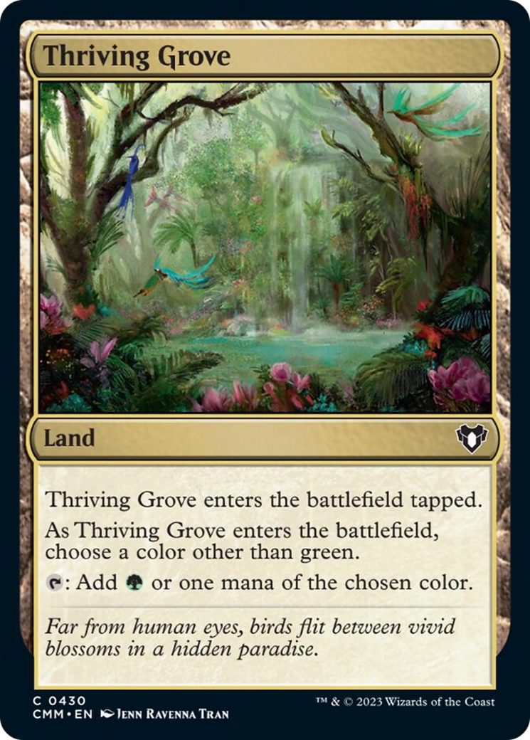 Thriving Grove [Commander Masters] | Exor Games Bridgewater