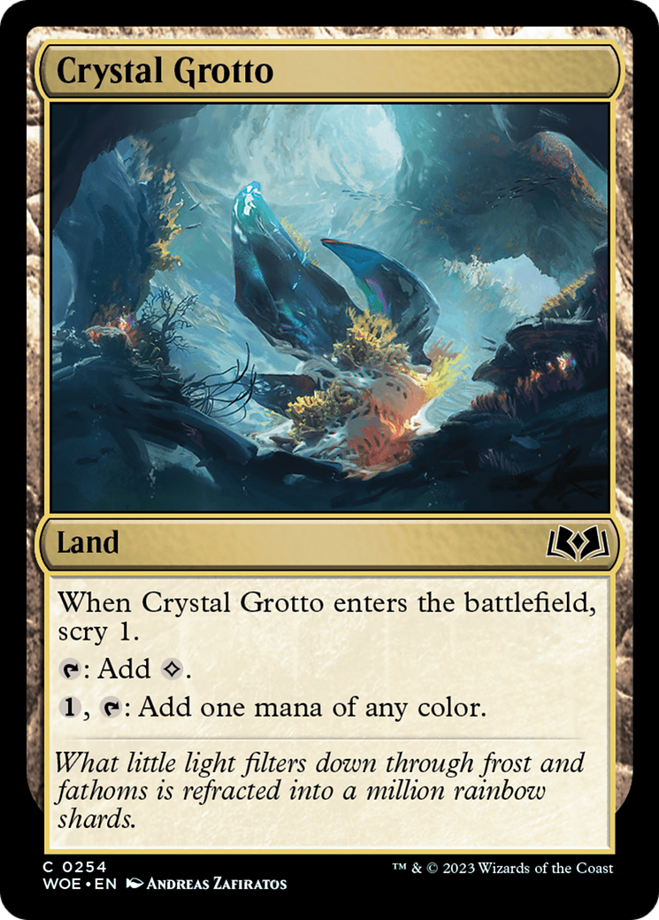 Crystal Grotto [Wilds of Eldraine] | Exor Games Bridgewater