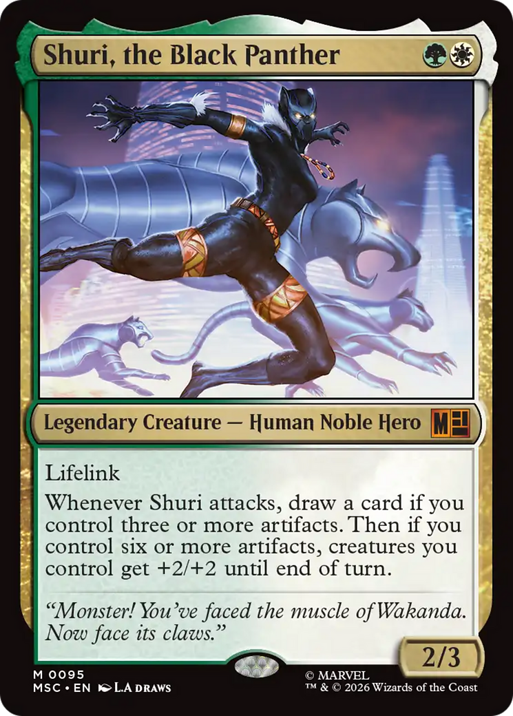 Shuri, the Black Panther (Surge Foil) [Marvel Super Heroes Commander] | Exor Games Bridgewater
