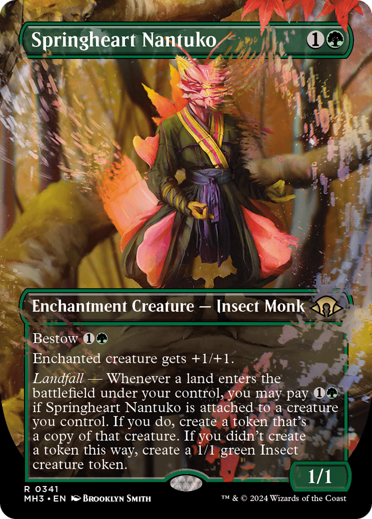 Springheart Nantuko (Borderless) [Modern Horizons 3] | Exor Games Bridgewater