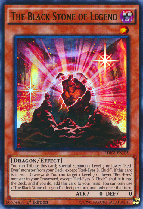 The Black Stone of Legend [LDK2-ENJ05] Ultra Rare | Exor Games Bridgewater