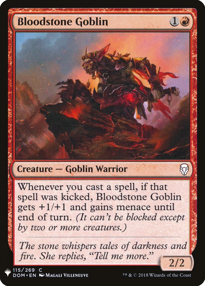 Bloodstone Goblin [Mystery Booster] | Exor Games Bridgewater