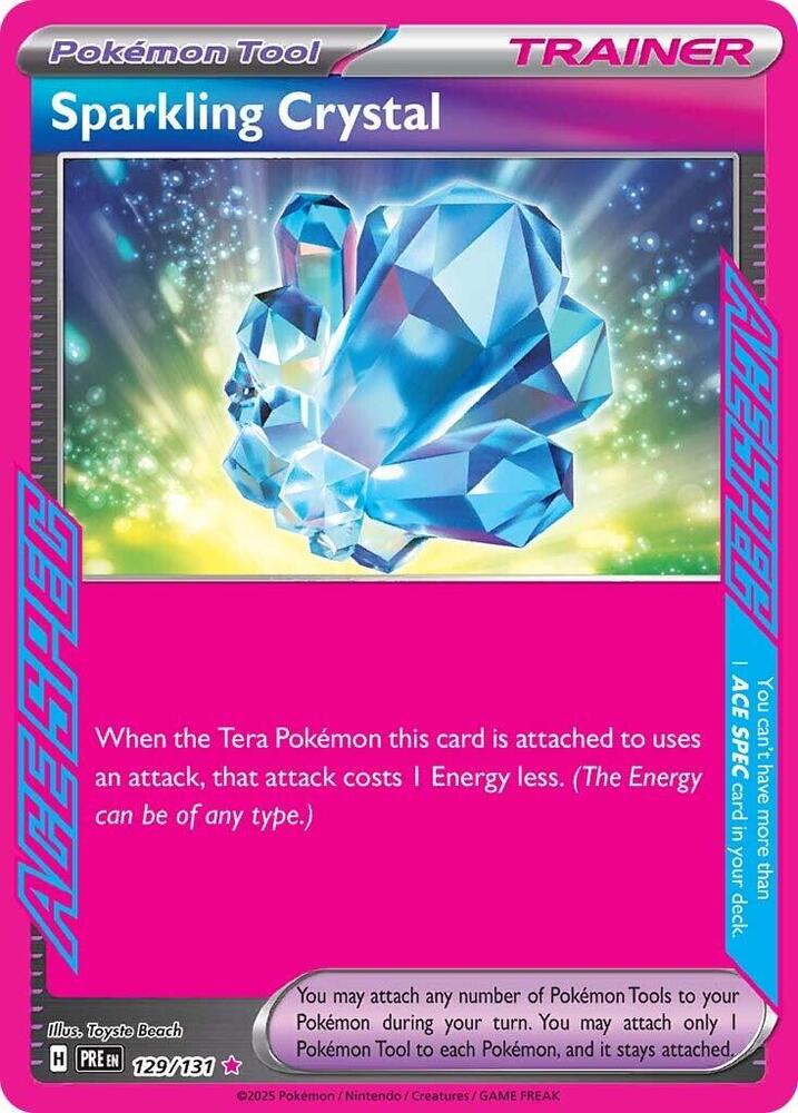 Sparkling Crystal (129/131) [Scarlet & Violet: Prismatic Evolutions] | Exor Games Bridgewater