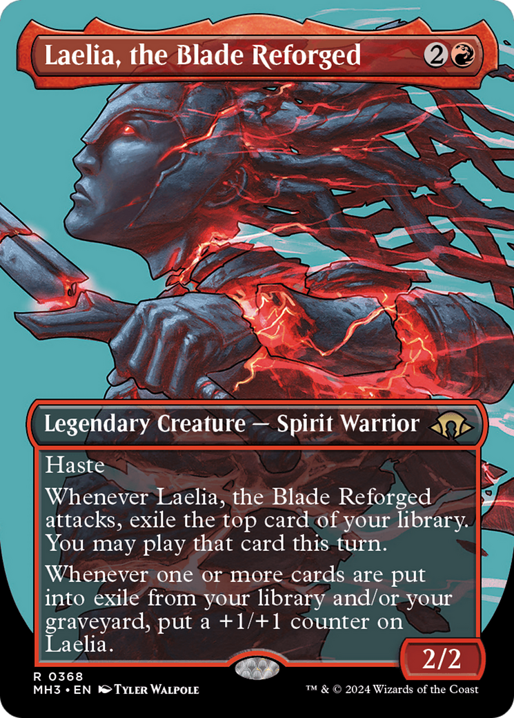 Laelia, the Blade Reforged (Borderless) [Modern Horizons 3] | Exor Games Bridgewater