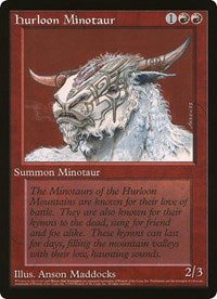 Hurloon Minotaur (Oversized) [Oversize Cards] | Exor Games Bridgewater