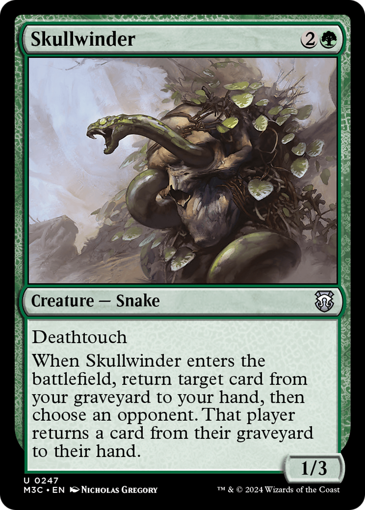 Skullwinder (Ripple Foil) [Modern Horizons 3 Commander] | Exor Games Bridgewater