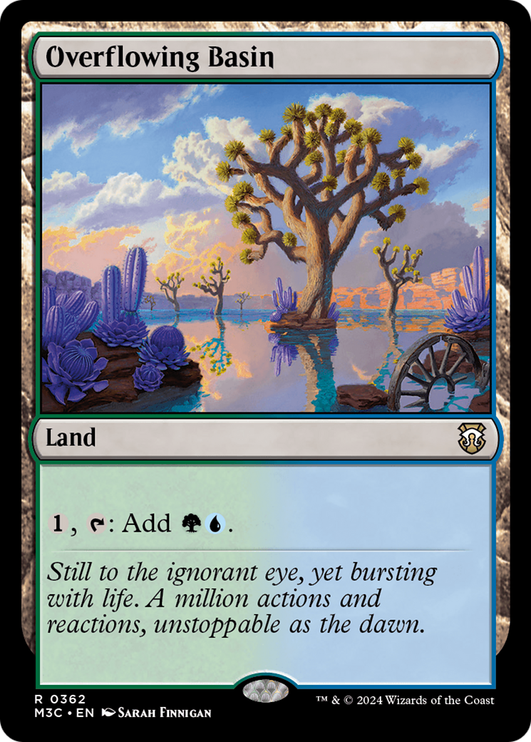Overflowing Basin (Ripple Foil) [Modern Horizons 3 Commander] | Exor Games Bridgewater