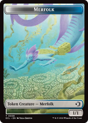 Shapeshifter // Merfolk Double-Sided Token [Lorwyn Eclipsed Tokens] | Exor Games Bridgewater