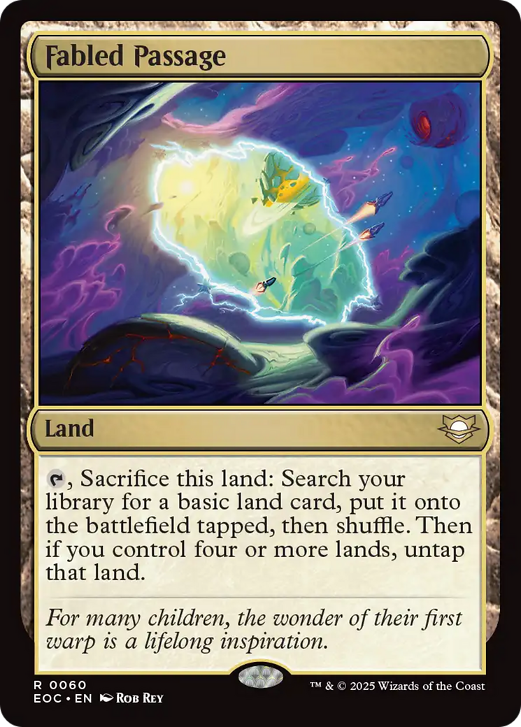 Fabled Passage [Edge of Eternities Commander] | Exor Games Bridgewater
