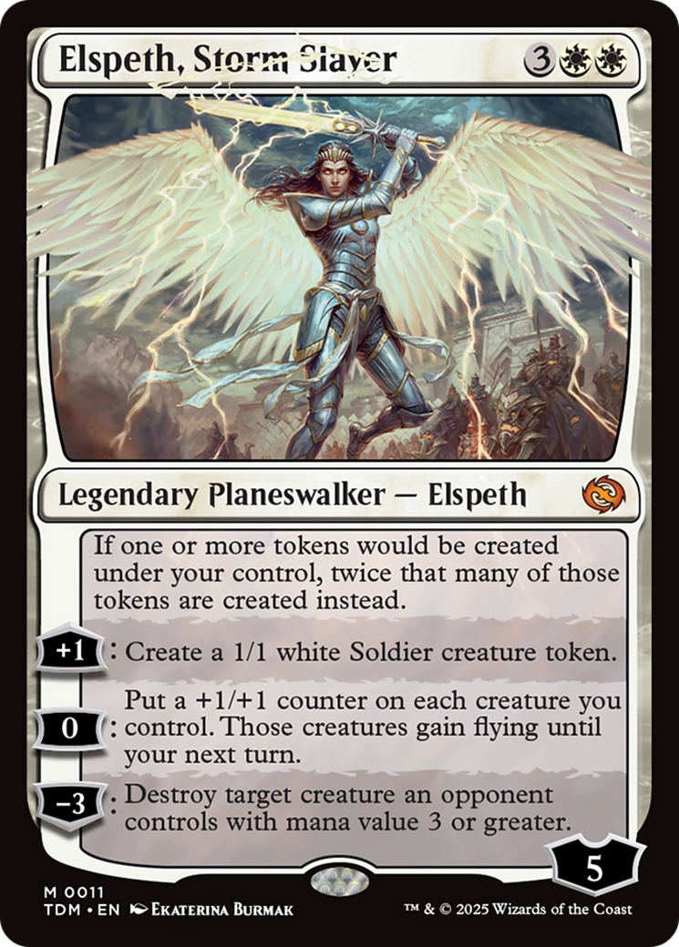 Elspeth, Storm Slayer [Tarkir: Dragonstorm] | Exor Games Bridgewater