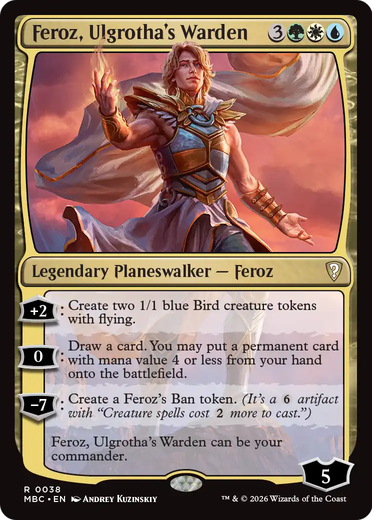 Feroz, Ulgrotha's Warden [Mystery Booster: Commander Edition] | Exor Games Bridgewater