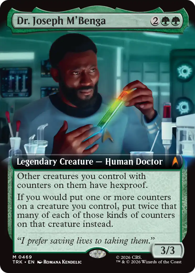 Dr. Joseph M'Benga (Extended Art) [Star Trek] | Exor Games Bridgewater