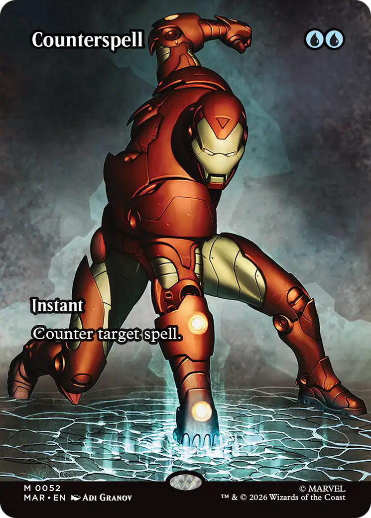 Counterspell (Borderless) (0052) [Marvel Universe: Eternal-Legal] | Exor Games Bridgewater