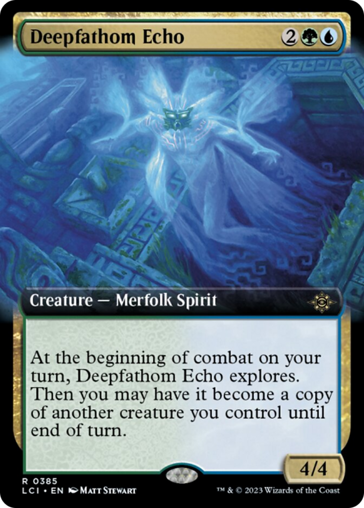 Deepfathom Echo (Extended Art) [The Lost Caverns of Ixalan] | Exor Games Bridgewater