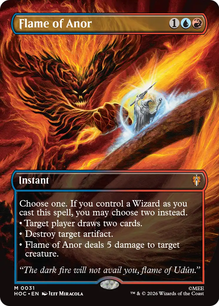 Flame of Anor (Borderless) [The Hobbit: Eternal-Legal] | Exor Games Bridgewater