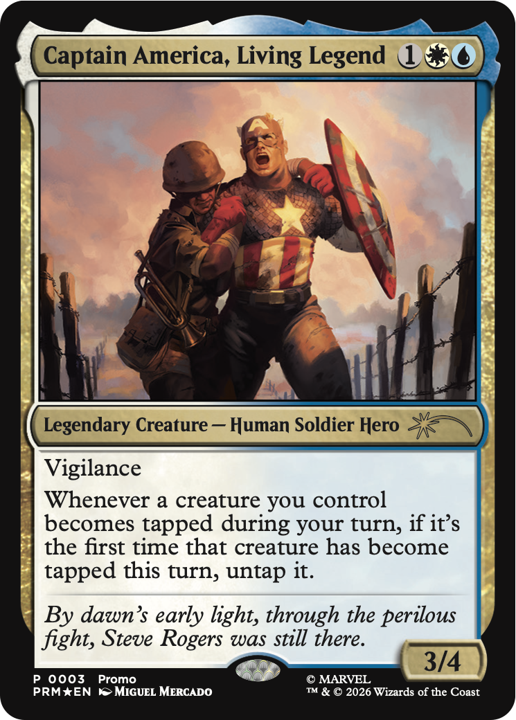 Captain America, Living Legend [Media Promos] | Exor Games Bridgewater