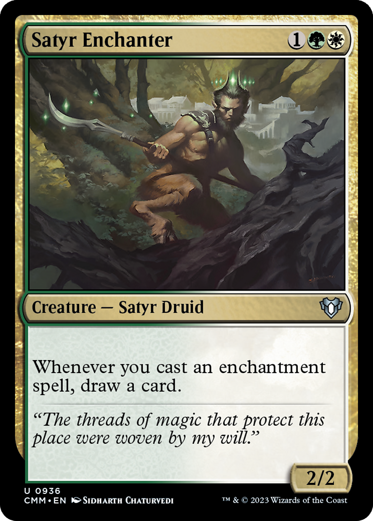 Satyr Enchanter [Commander Masters] | Exor Games Bridgewater