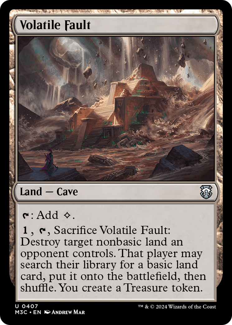 Volatile Fault (Ripple Foil) [Modern Horizons 3 Commander] | Exor Games Bridgewater