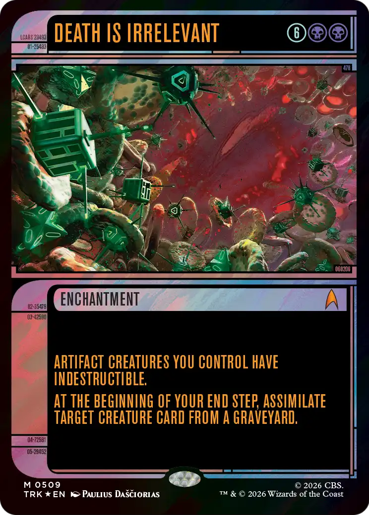 Death Is Irrelevant (Showcase) (Surge Foil) [Star Trek] | Exor Games Bridgewater