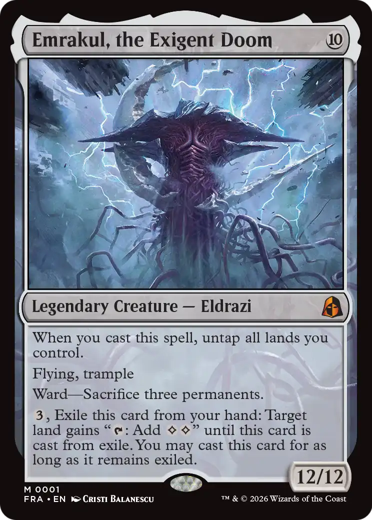 Emrakul, the Exigent Doom [Reality Fracture] | Exor Games Bridgewater