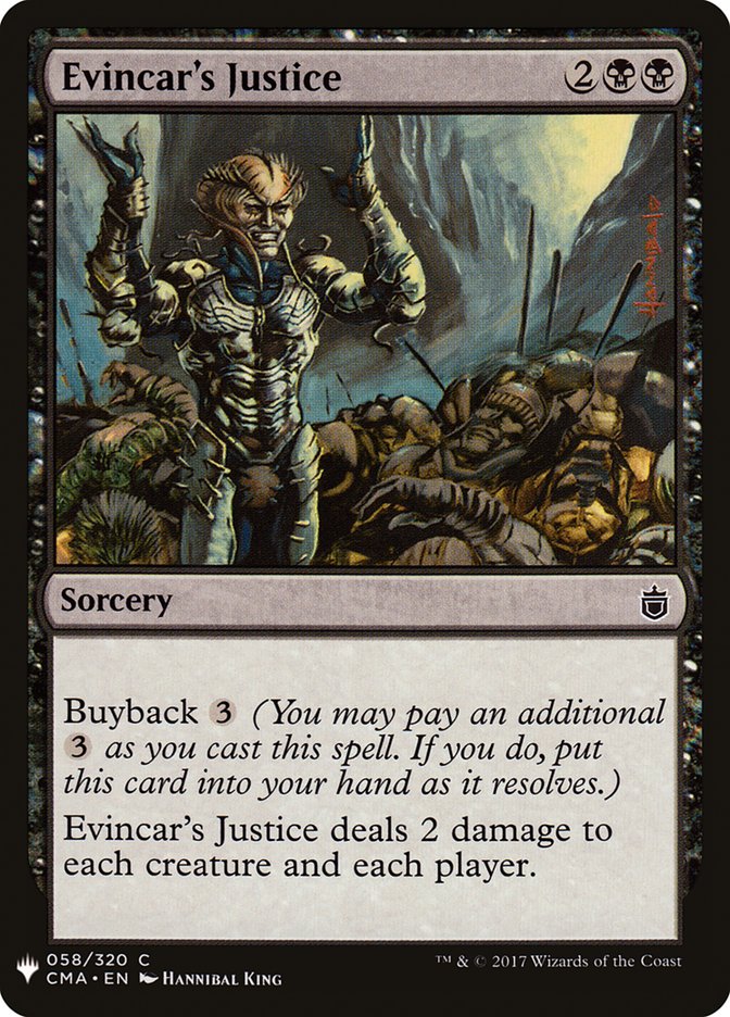 Evincar's Justice [Mystery Booster] | Exor Games Bridgewater