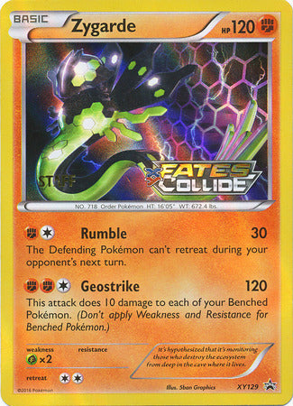 Zygarde (XY129) (Staff) [XY: Black Star Promos] | Exor Games Bridgewater