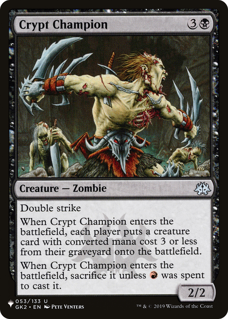 Crypt Champion [The List Reprints] | Exor Games Bridgewater