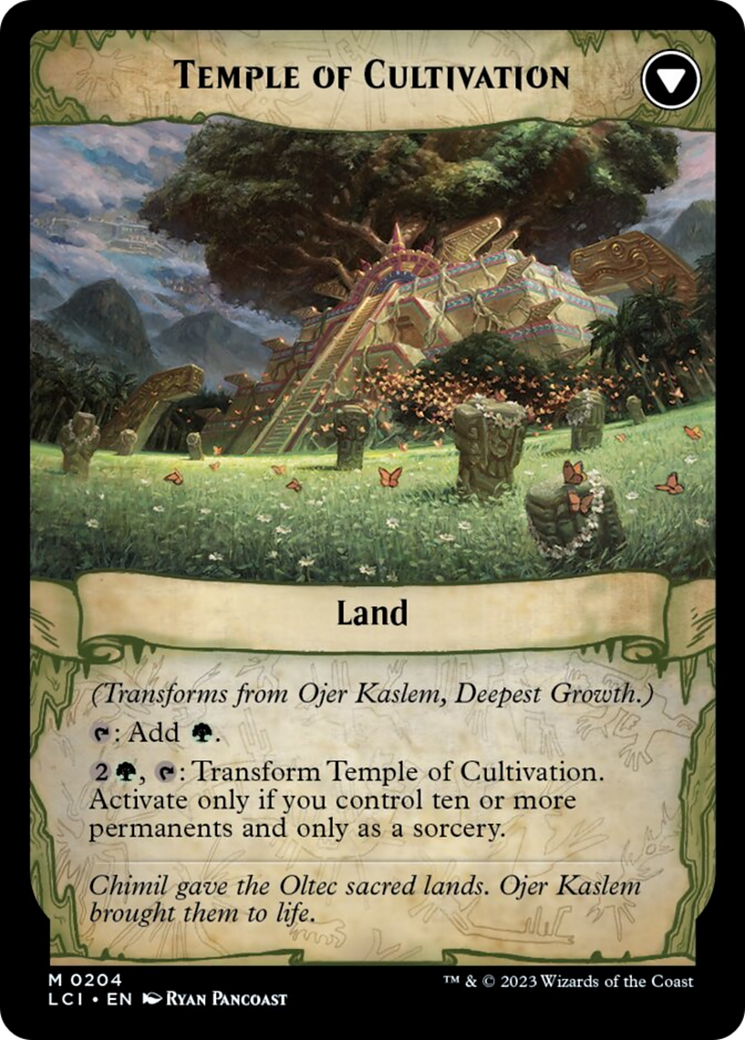 Ojer Kaslem, Deepest Growth // Temple of Cultivation [The Lost Caverns of Ixalan] | Exor Games Bridgewater