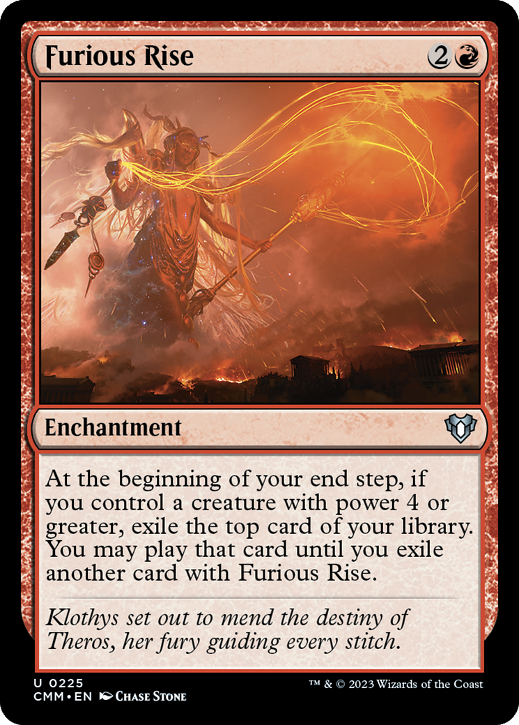 Furious Rise [Commander Masters] | Exor Games Bridgewater