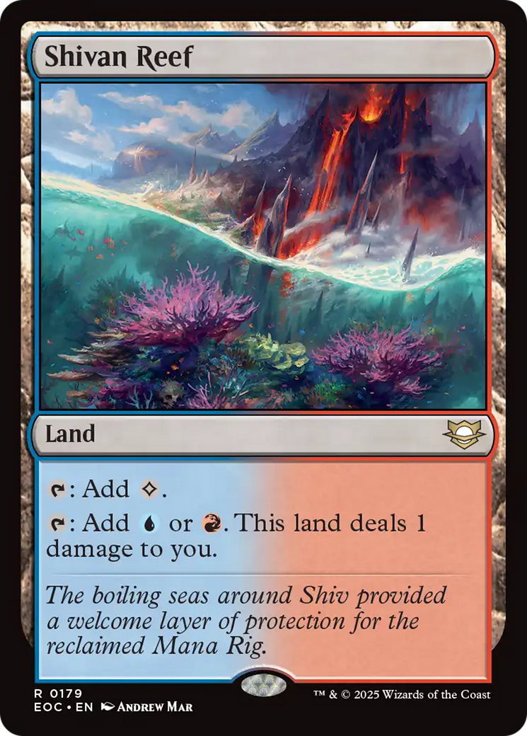 Shivan Reef [Edge of Eternities Commander] | Exor Games Bridgewater