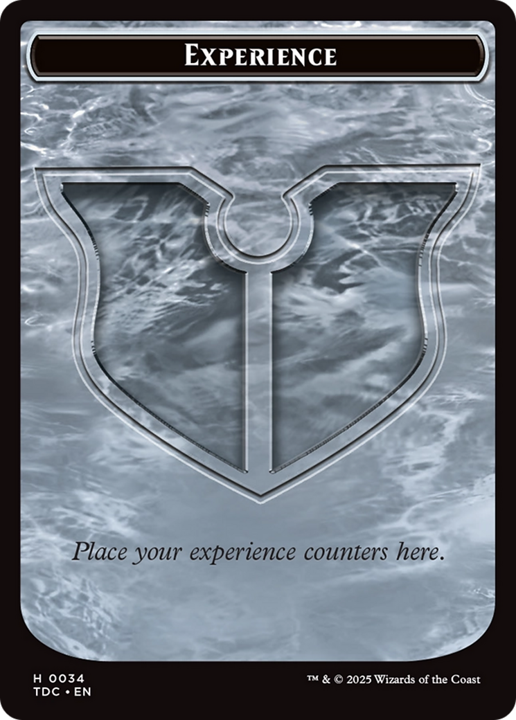 Experience // Treasure Double-Sided Token [Tarkir: Dragonstorm Commander Tokens] | Exor Games Bridgewater