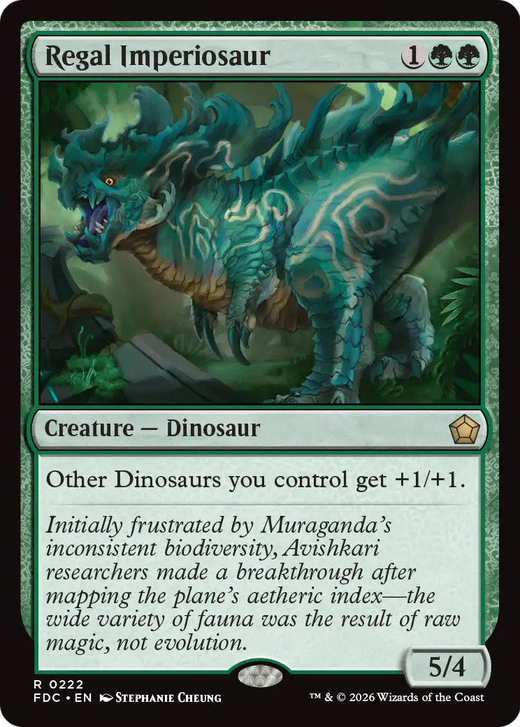 Regal Imperiosaur [Foundations Commander] | Exor Games Bridgewater