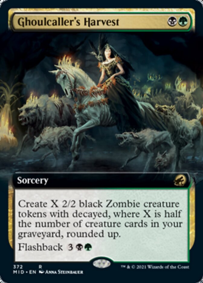Ghoulcaller's Harvest (Extended Art) [Innistrad: Midnight Hunt] | Exor Games Bridgewater