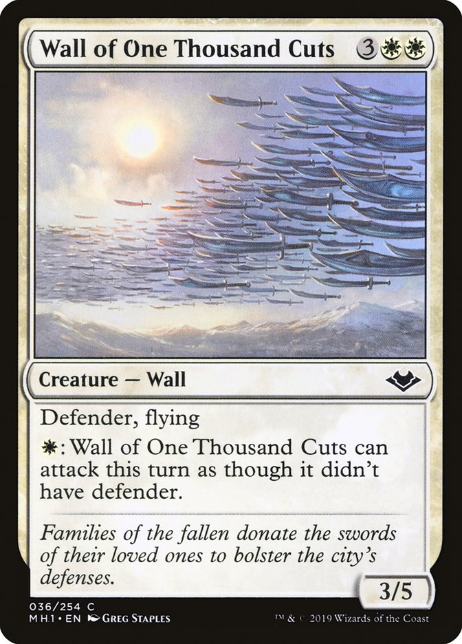 Wall of One Thousand Cuts [Modern Horizons] | Exor Games Bridgewater