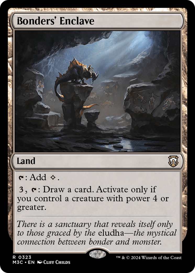 Bonders' Enclave (Ripple Foil) [Modern Horizons 3 Commander] | Exor Games Bridgewater