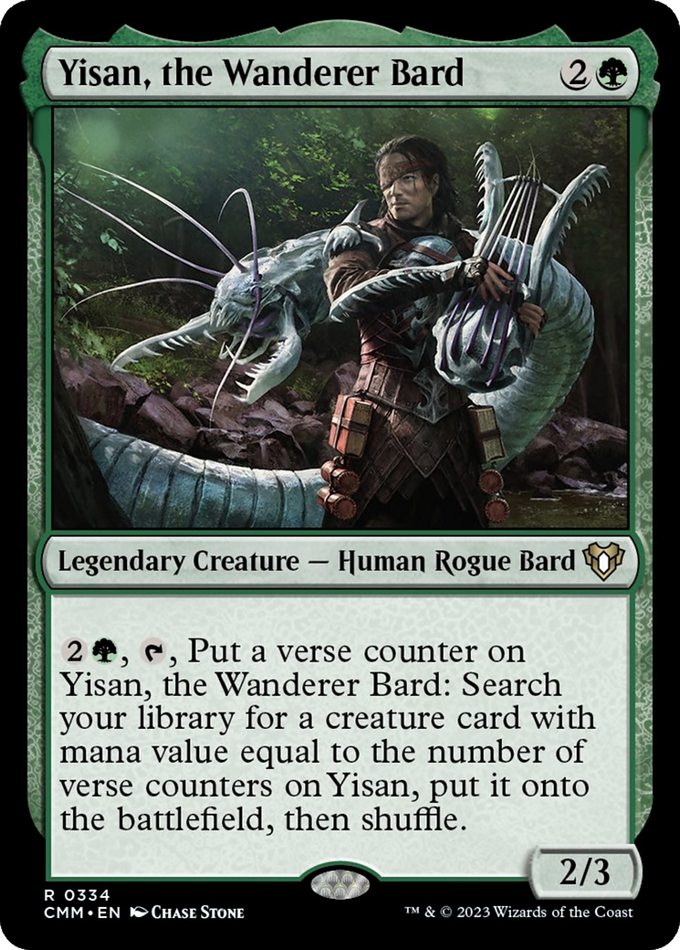 Yisan, the Wanderer Bard [Commander Masters] | Exor Games Bridgewater