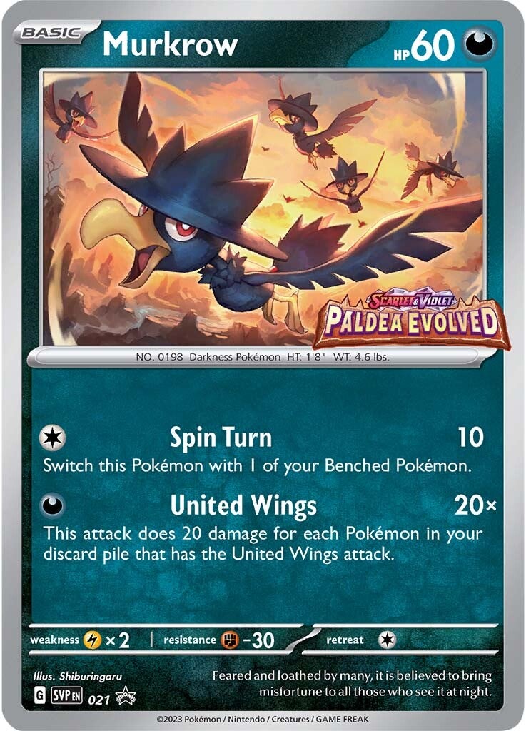 Murkrow (021) [Scarlet & Violet: Black Star Promos] | Exor Games Bridgewater