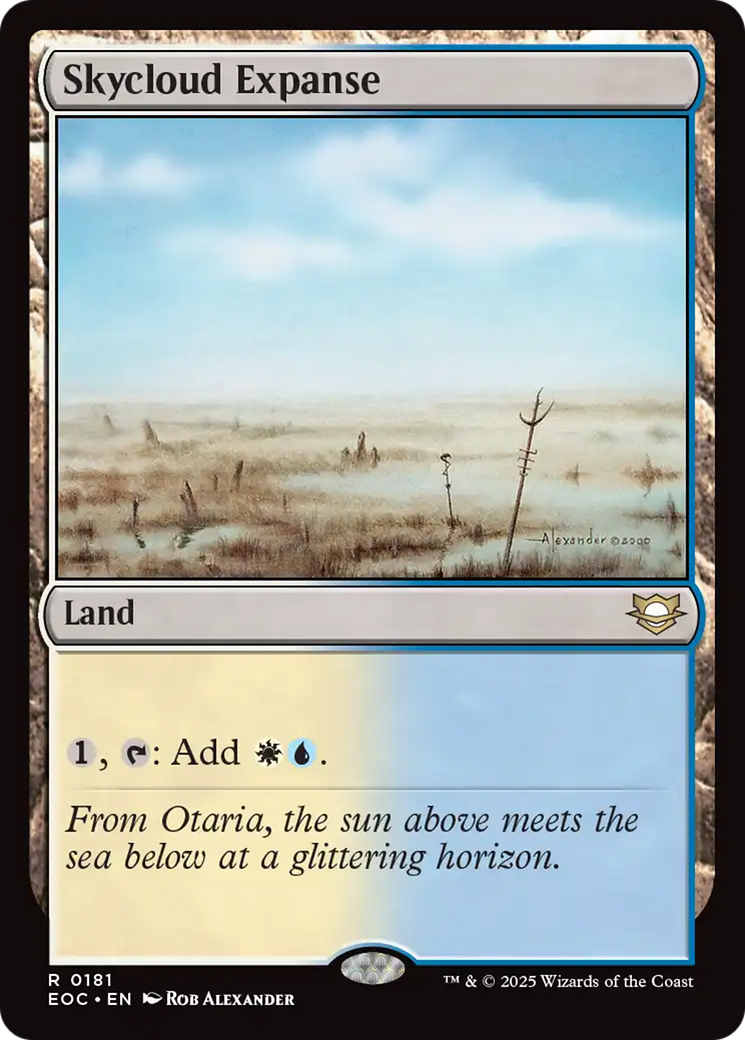 Skycloud Expanse [Edge of Eternities Commander] | Exor Games Bridgewater
